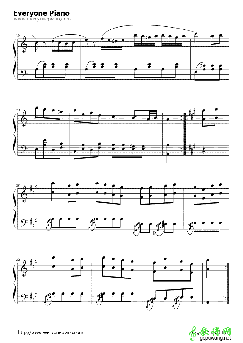 土耳其进行曲 _莫扎特Turkish March 