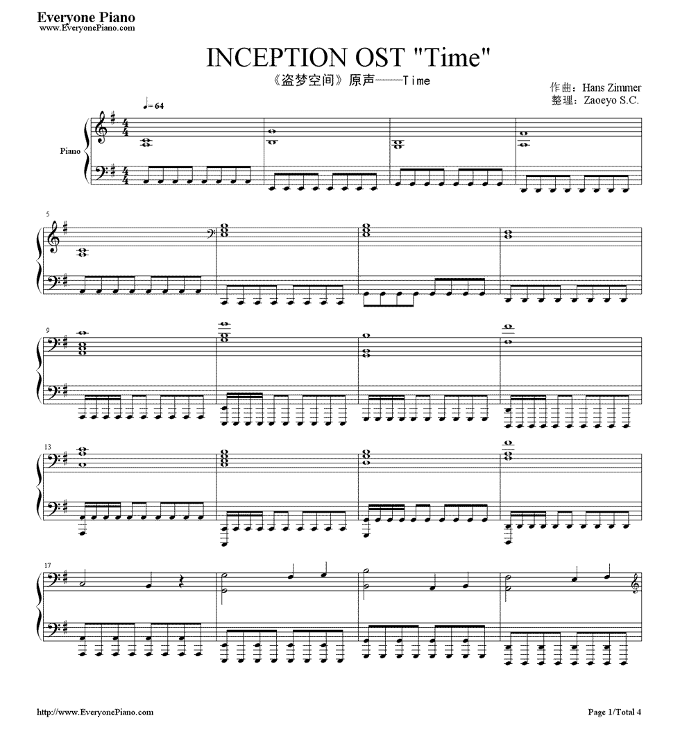 Time _盗梦空间-Inception 