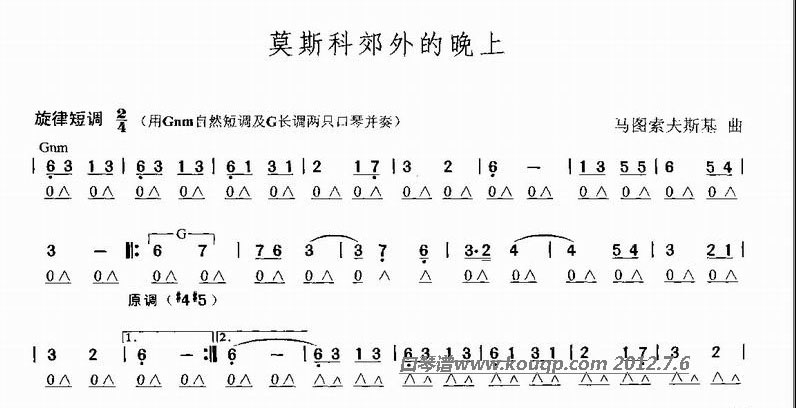 莫斯科郊外的晚上