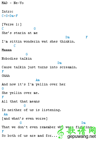 mad by (neyo)