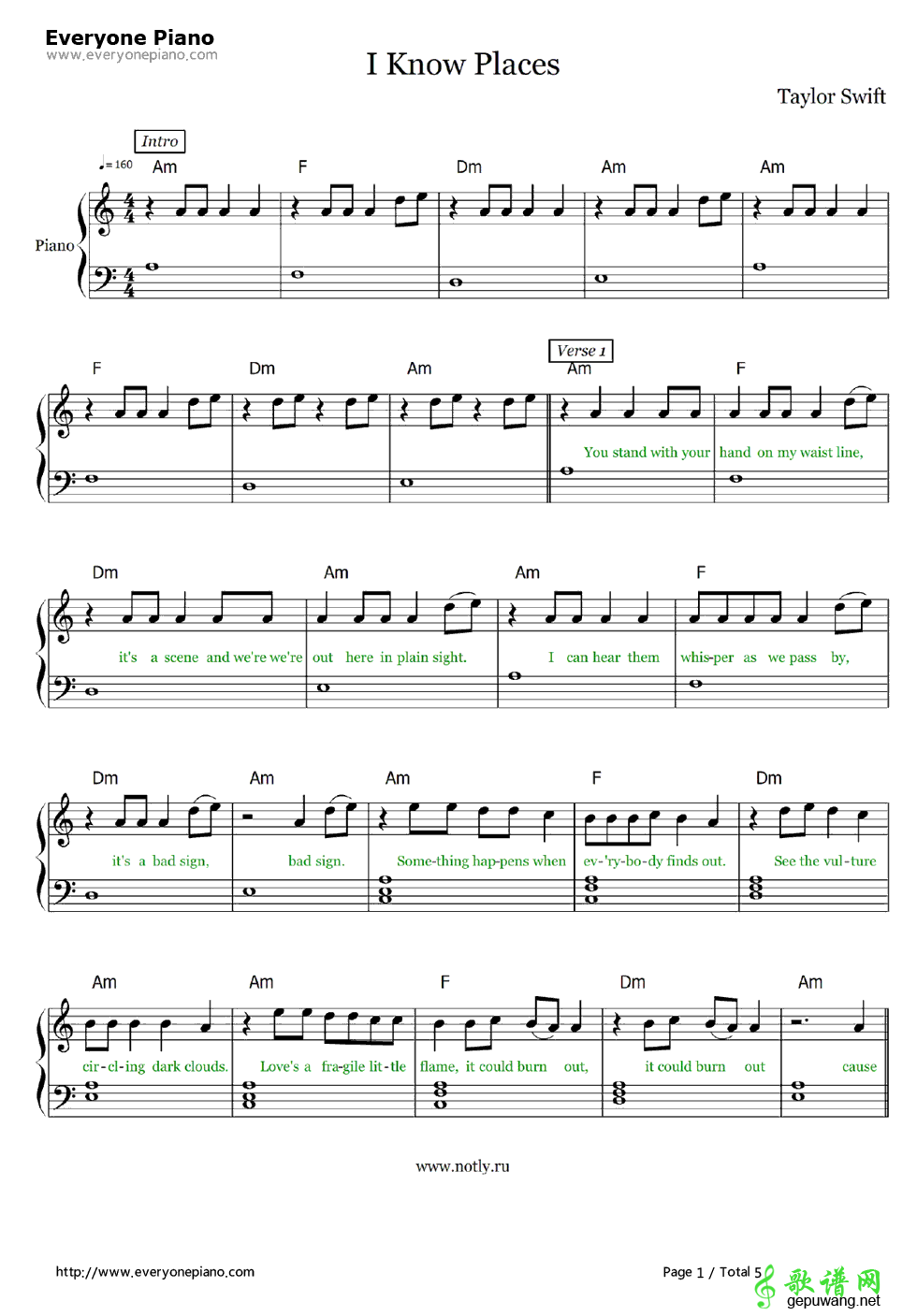 I Know Places Taylor Swift-I Know Places  