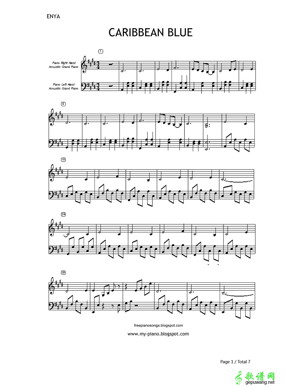 Caribbean Blue Enya-Caribbean Blue  