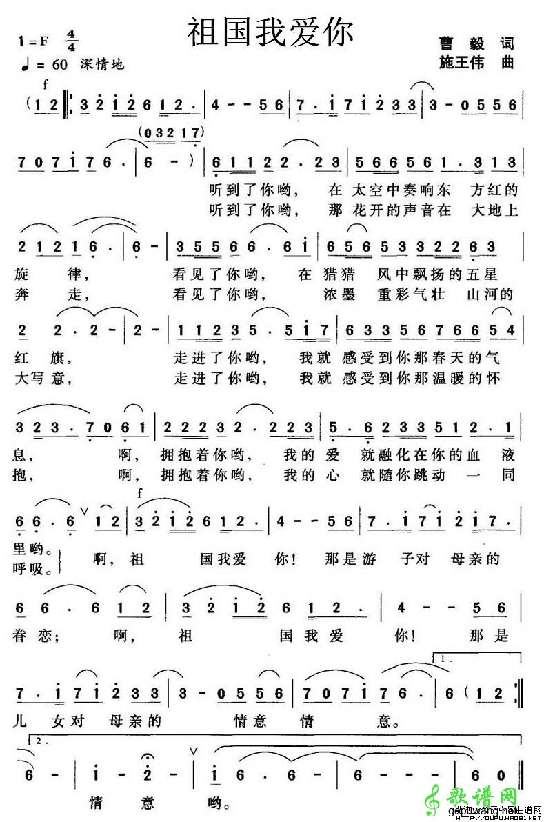 祖国我爱你