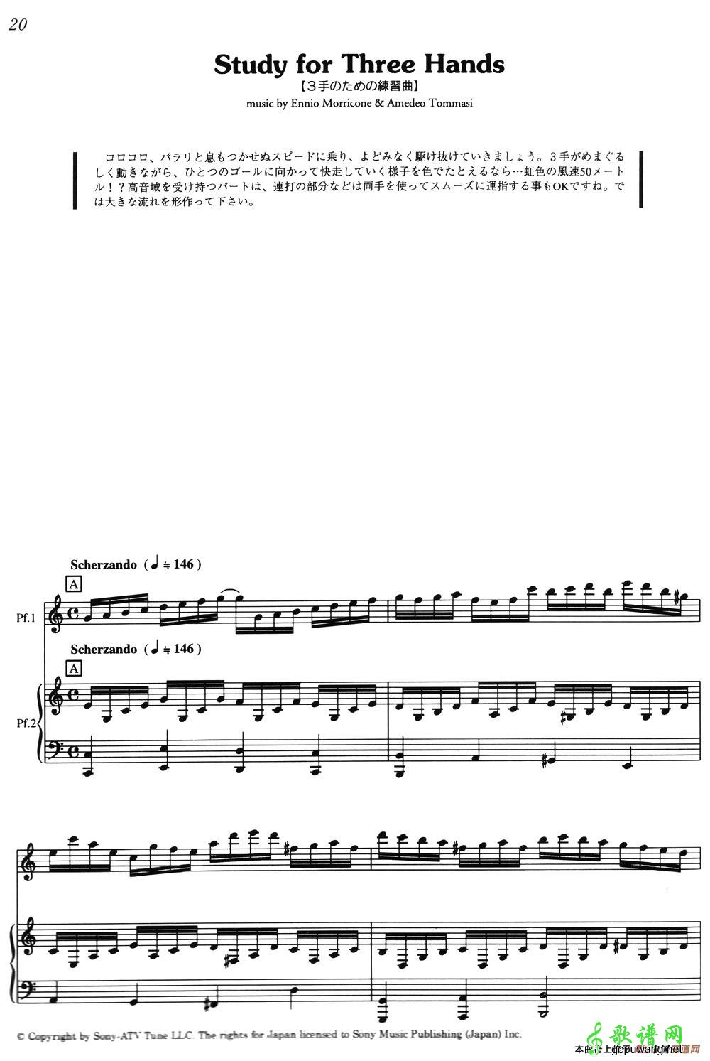 Study For Three Hands  