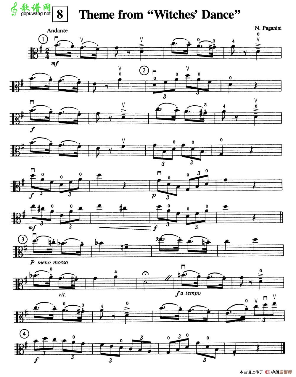 Theme From ＂Witches'Dance＂
