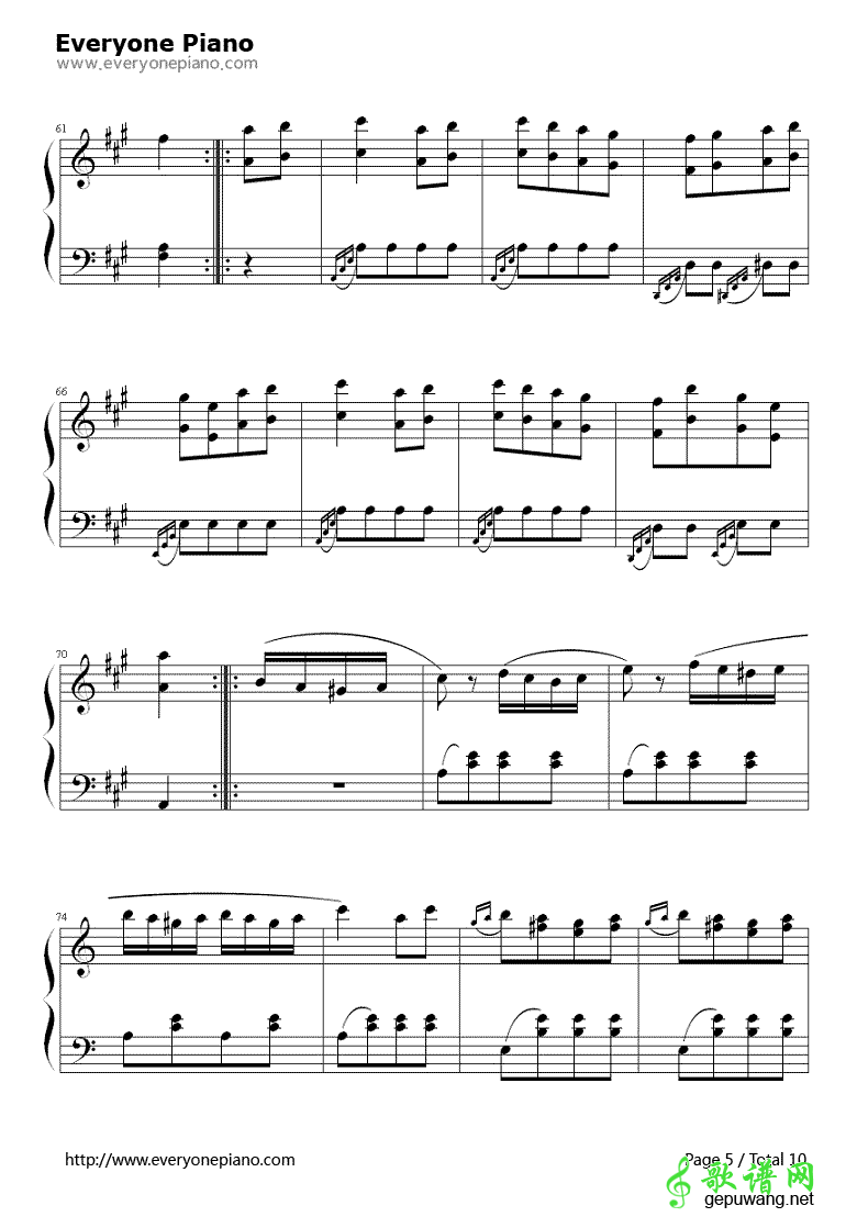 土耳其进行曲 _莫扎特Turkish March 