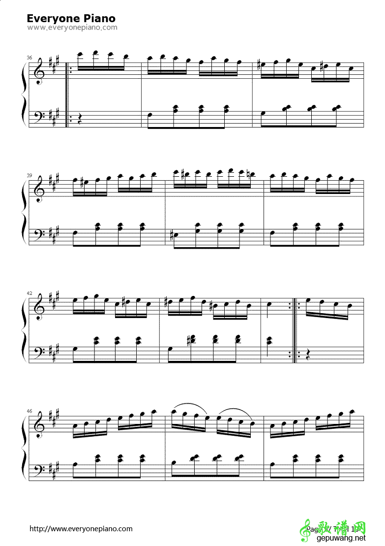 土耳其进行曲 _莫扎特Turkish March 