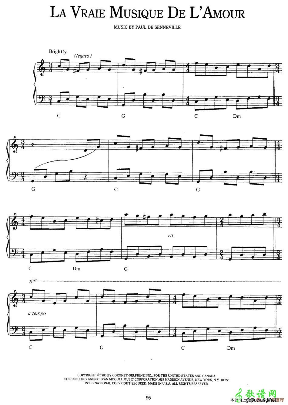 La Vraie Musique De L'Amour  