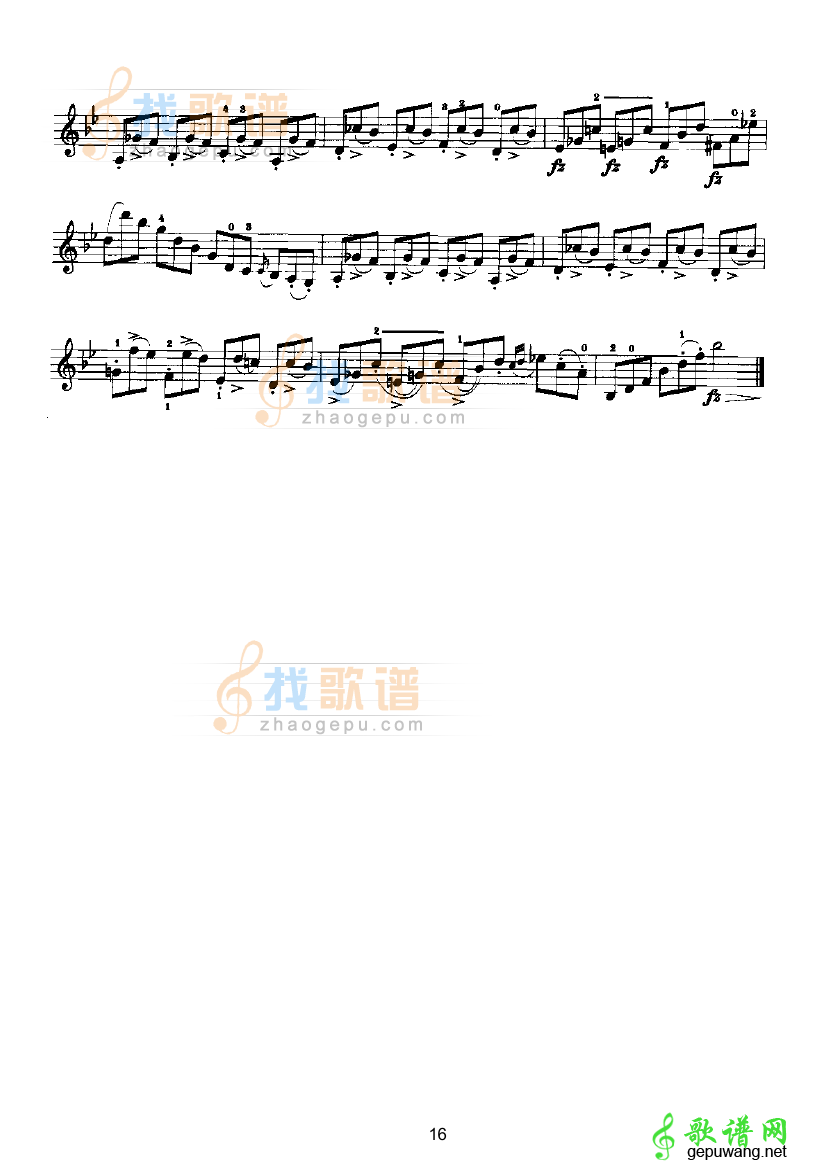 马扎斯小提琴华丽练习曲7