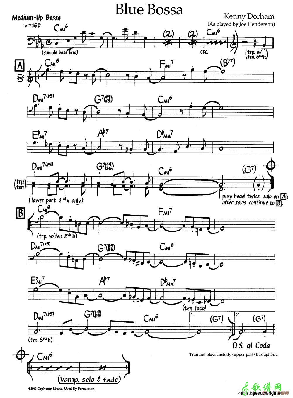 Blue Bossa  