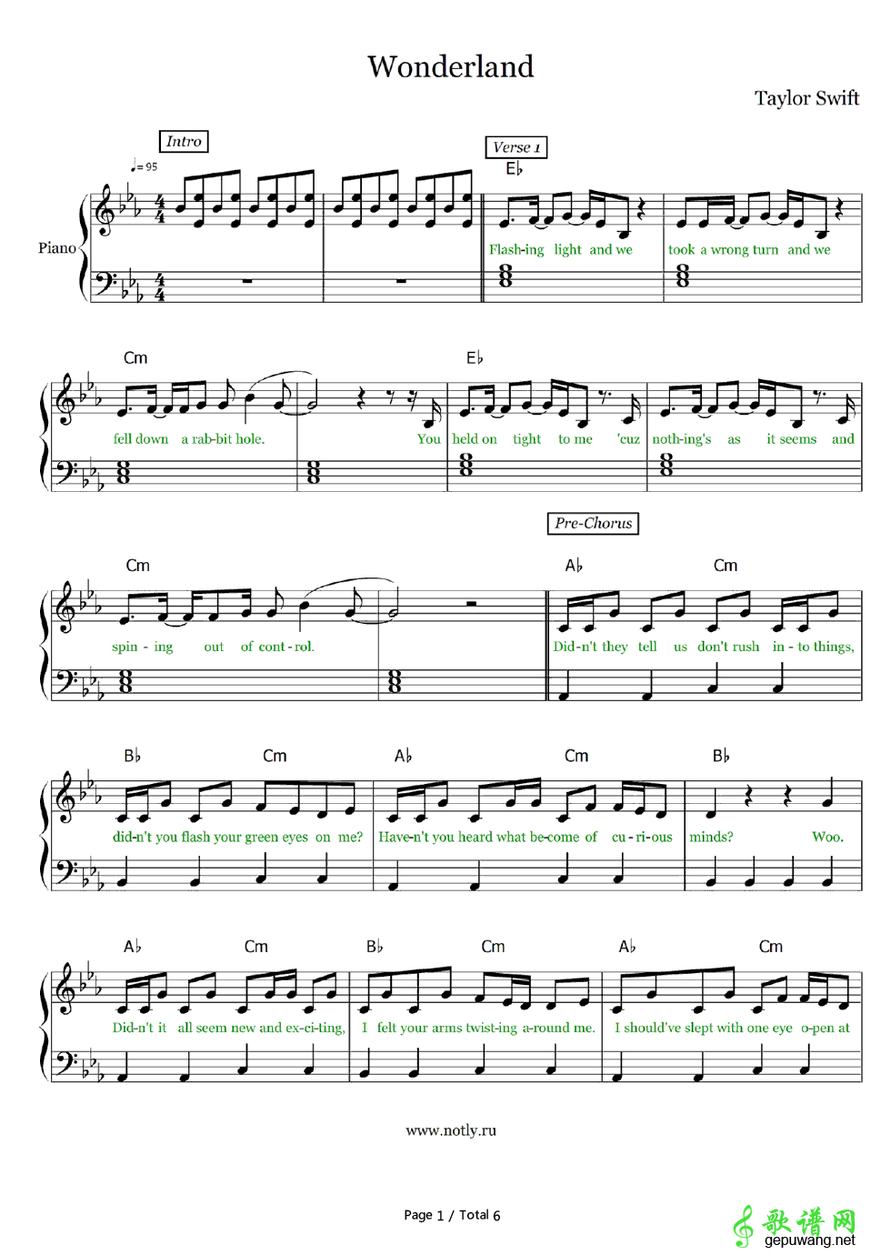 Wonderland Taylor Swift-Wonderland  