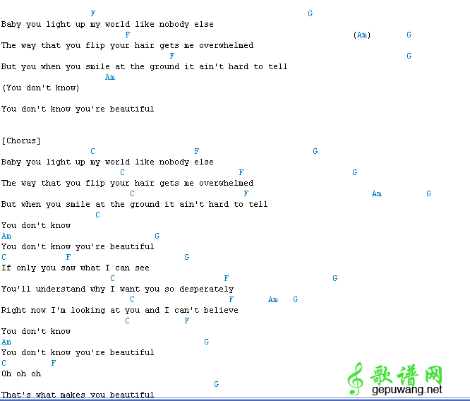 what makes you beautiful
