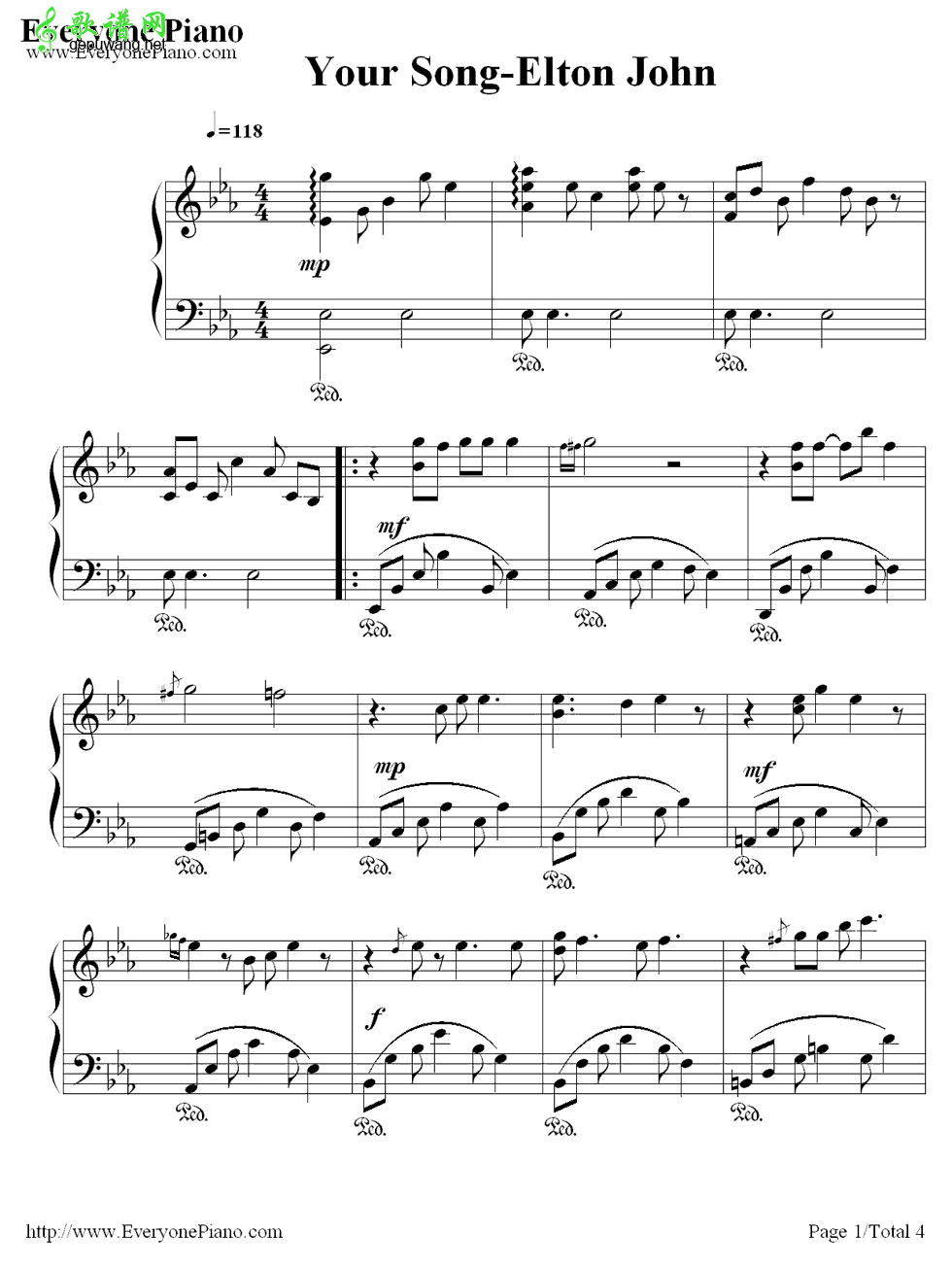 Your Song Elton John-Your Song  