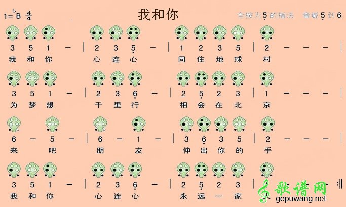 我和你