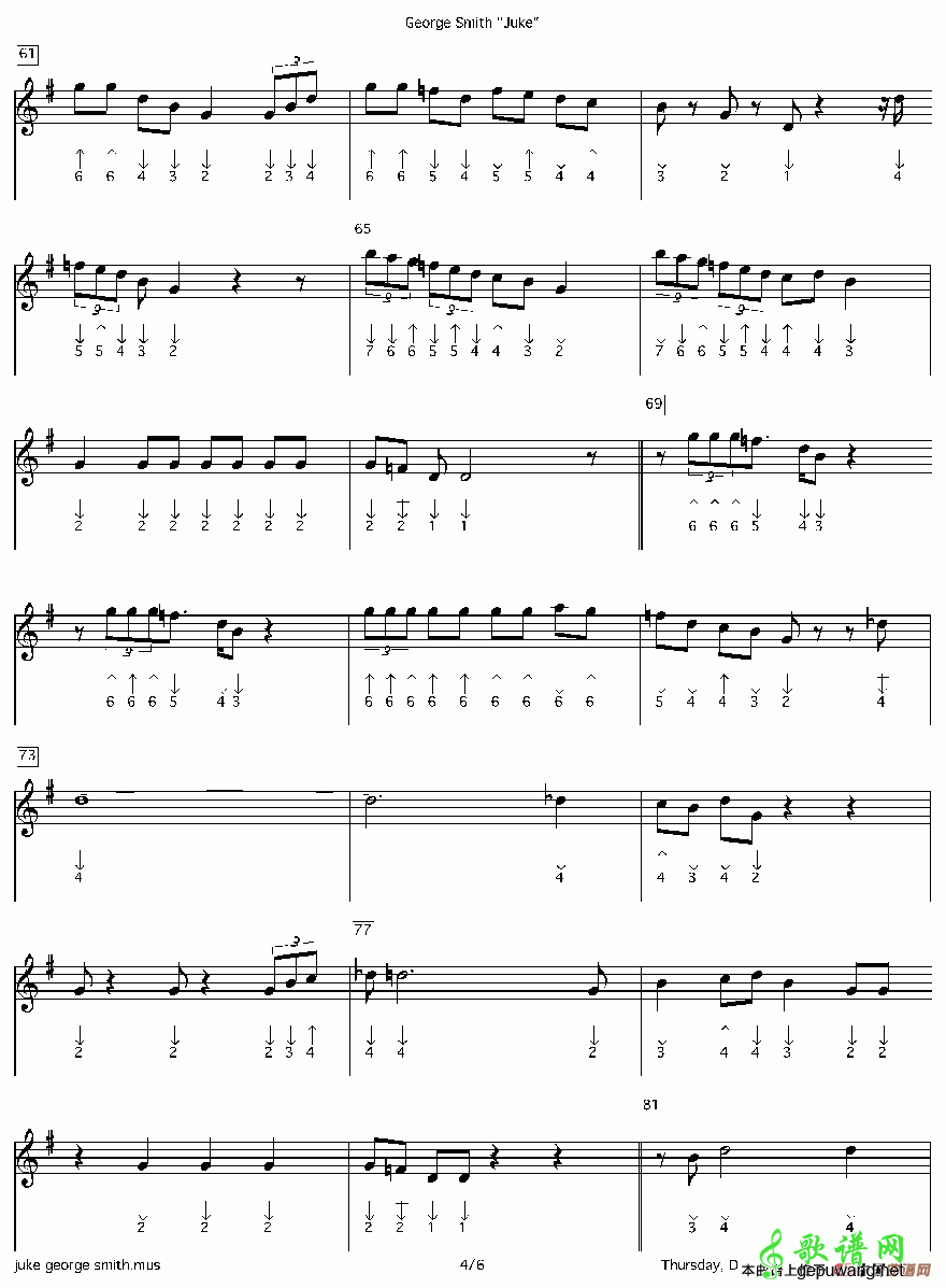 george smith “juke”
