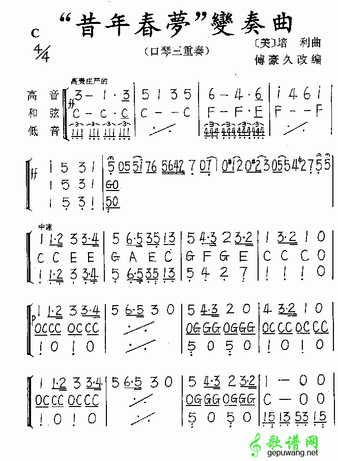 昔年春梦变奏曲