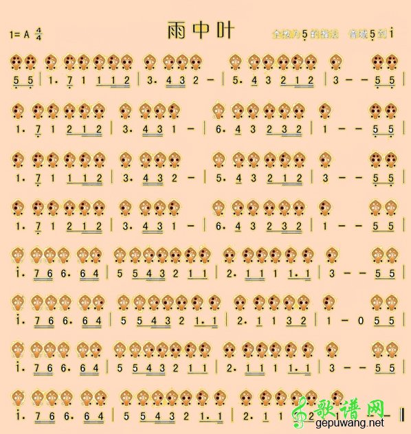 雨中叶