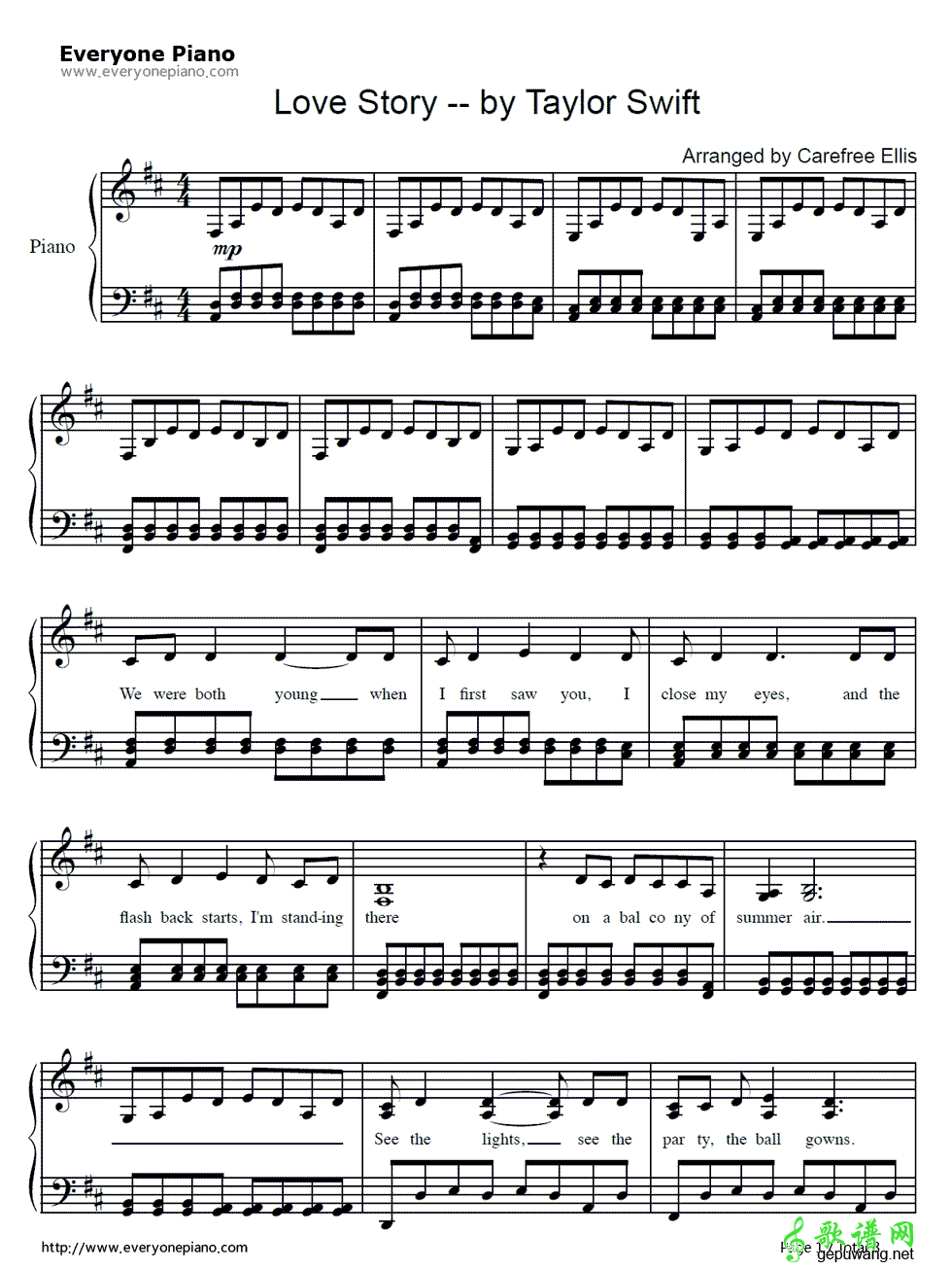 Love Story Taylor Swift