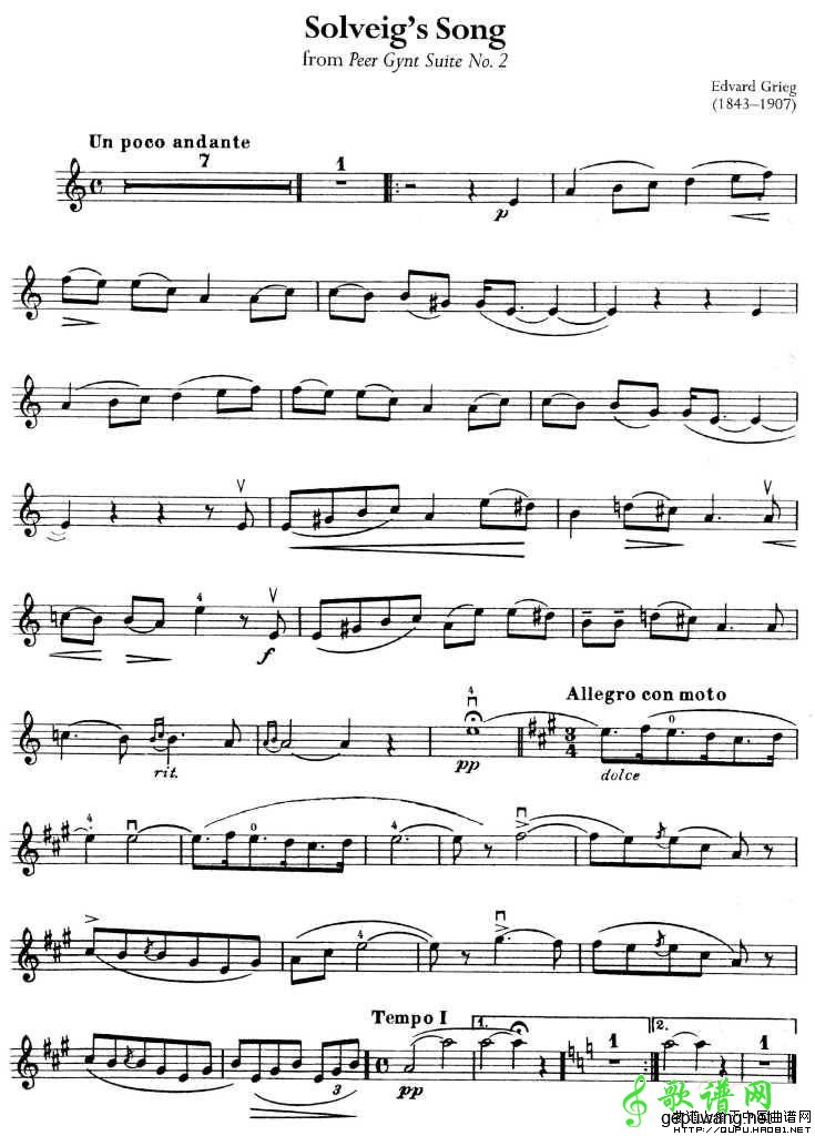 Solveig’s Song