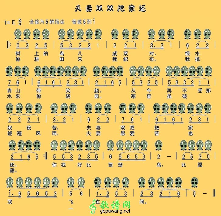 夫妻双双把家还