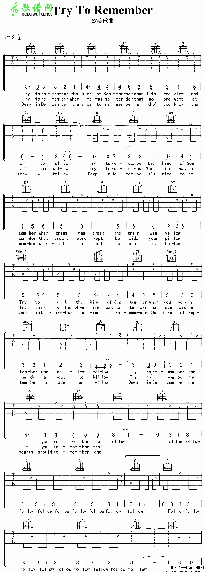 Try To RememberTom、jones-Try To Remember