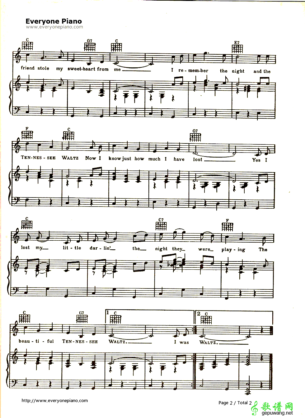 Tennessee Waltz  