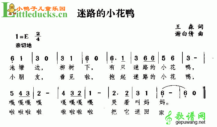 迷路的小花鸭