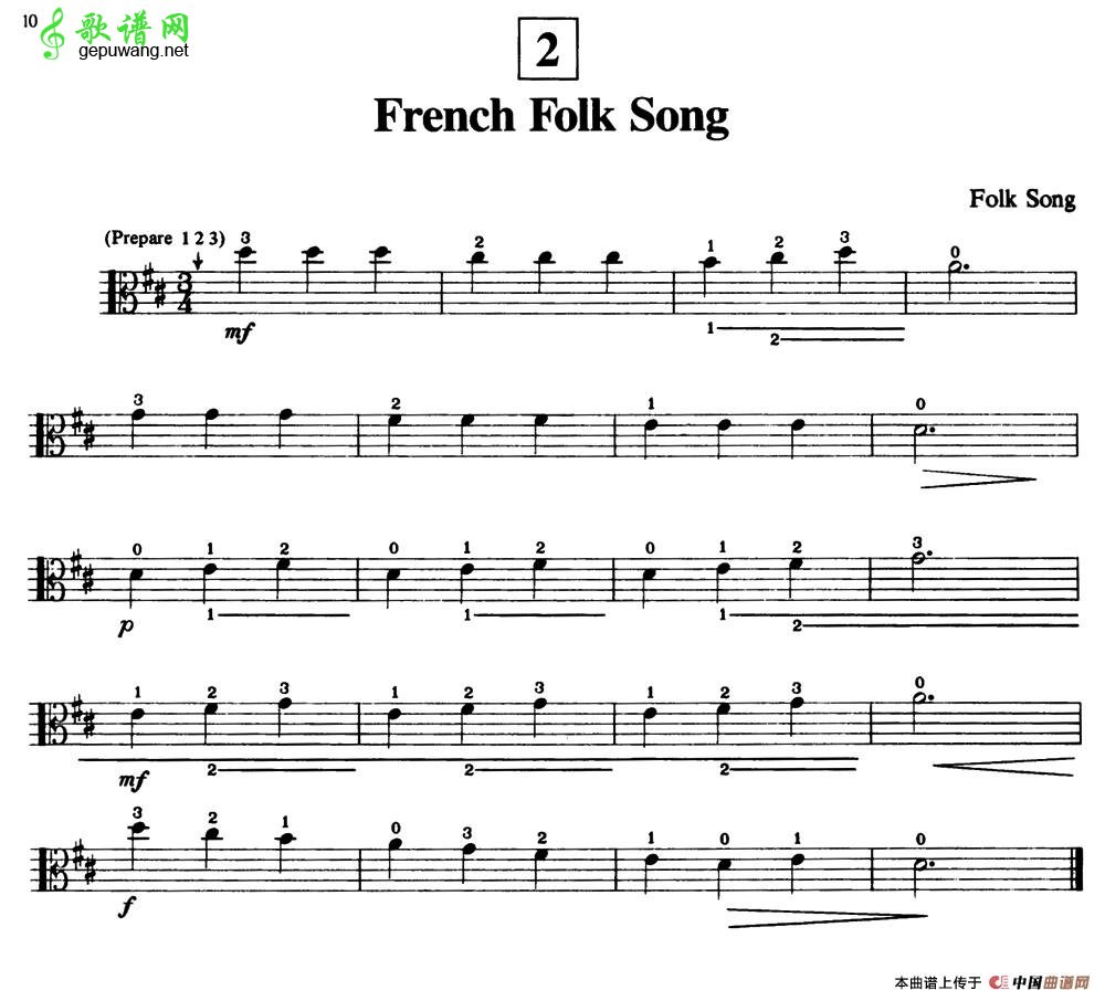French Folk Song