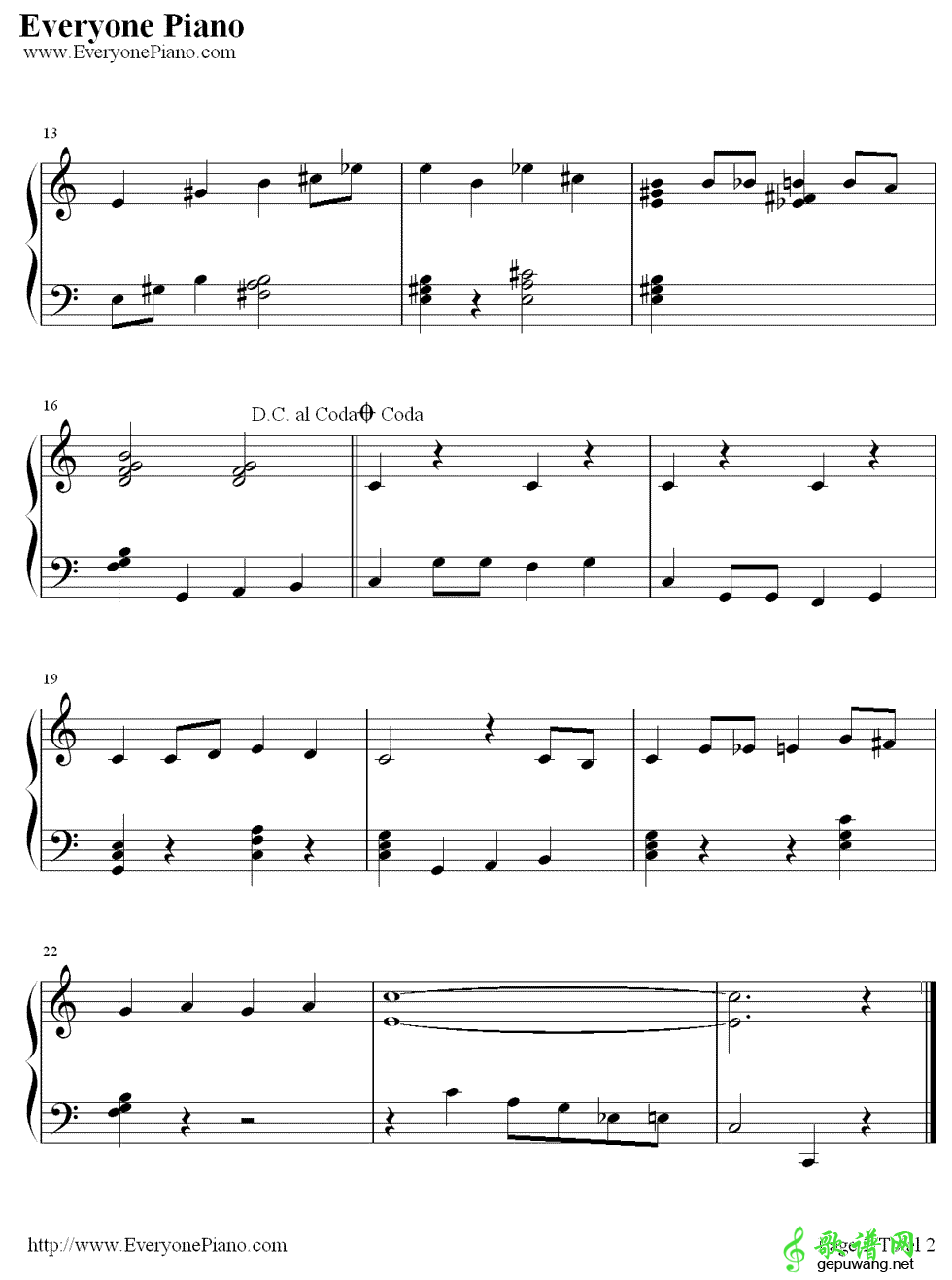 Little April Shower 《小鹿斑比》插曲 