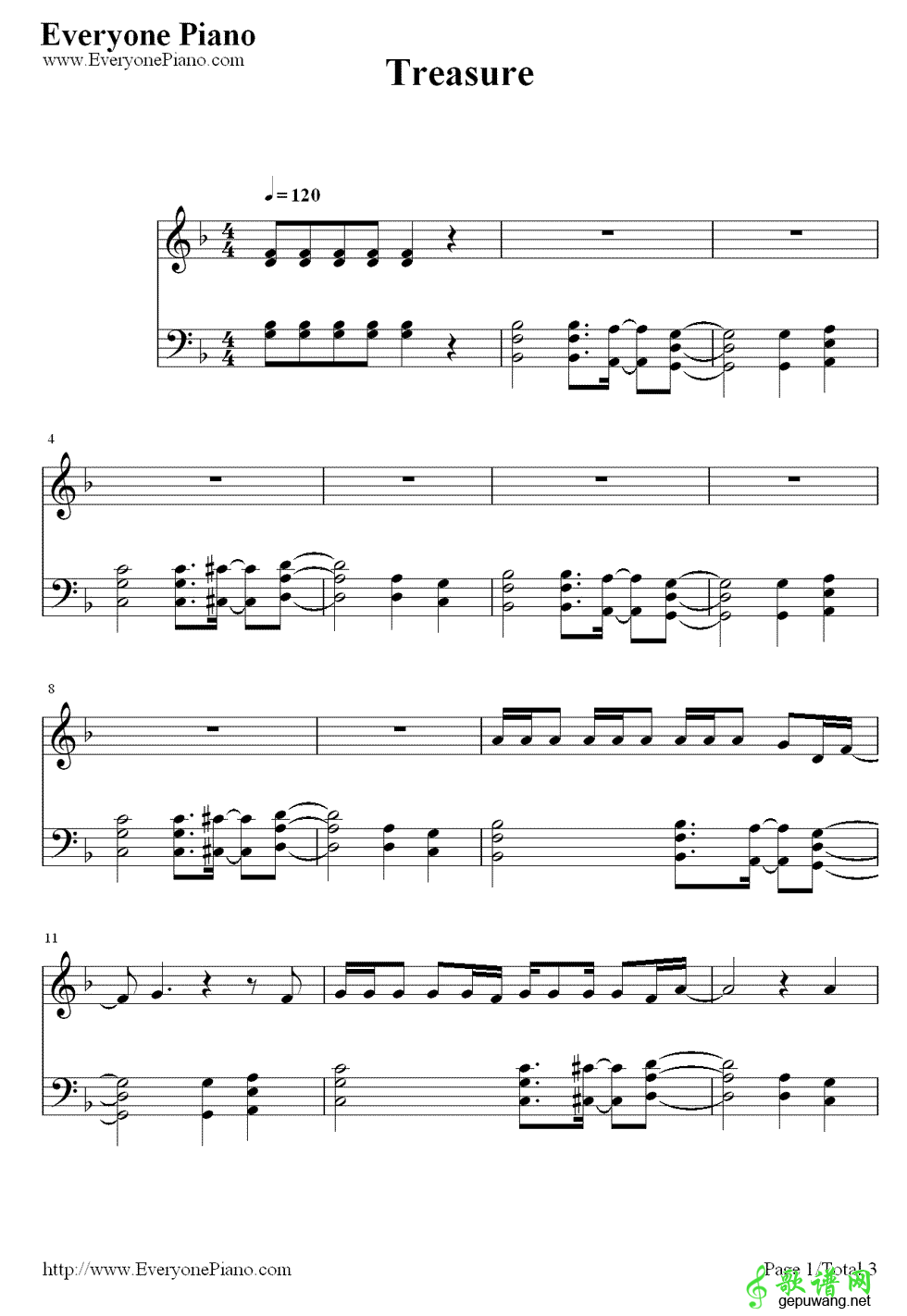 Treasure Bruno Mars-Treasure 