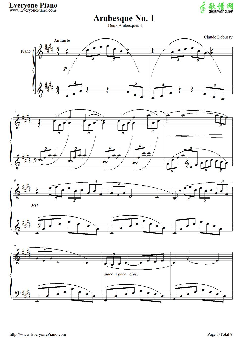 Arabesque No. 1  