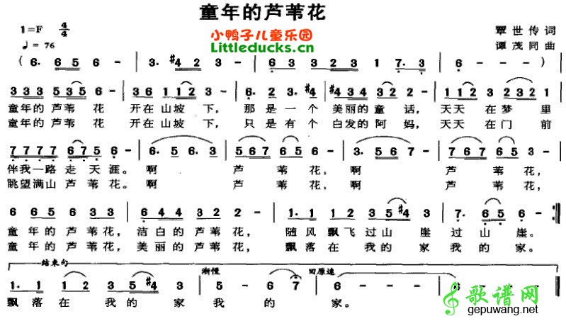 童年的芦苇花