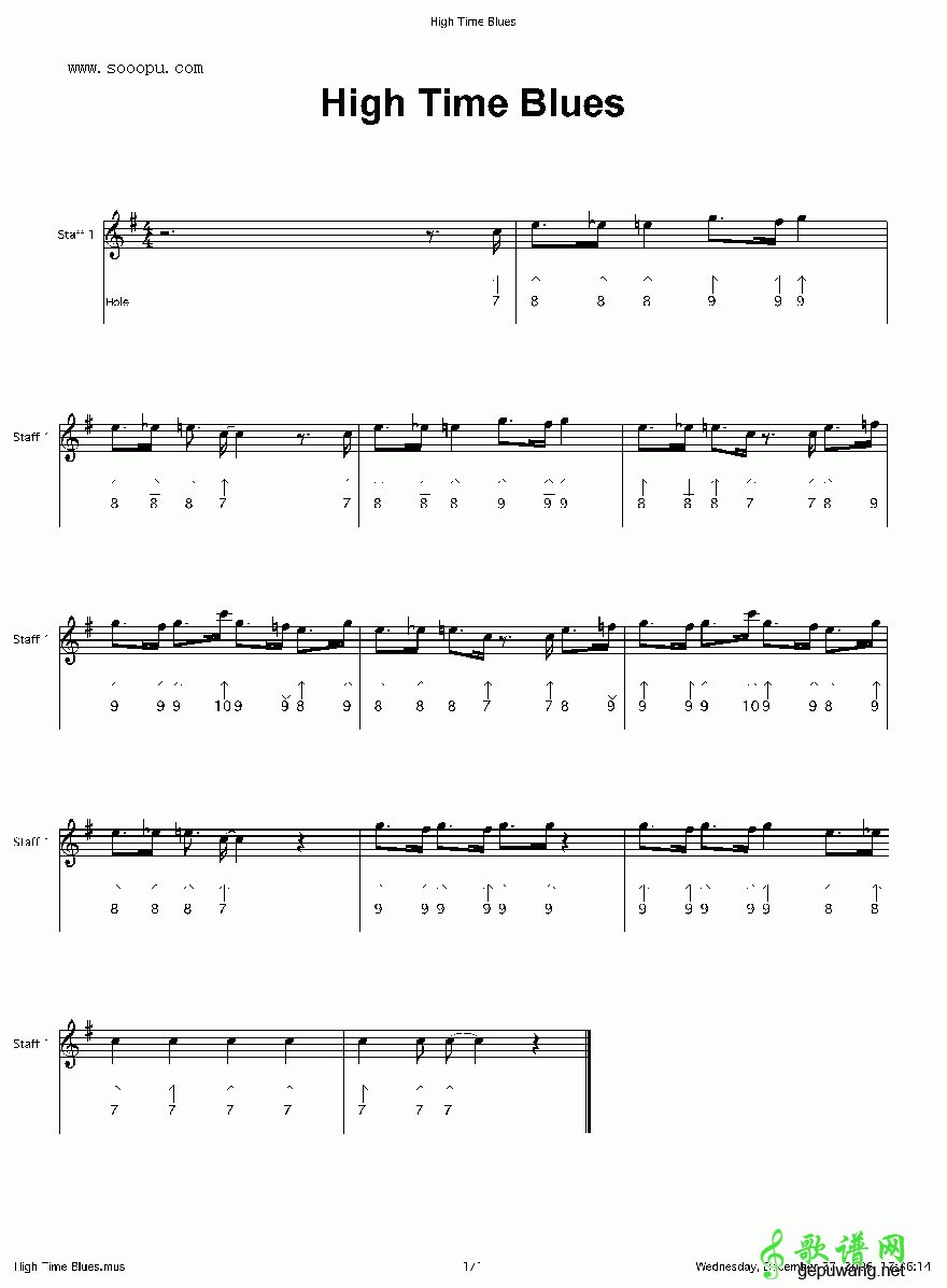 high time blues