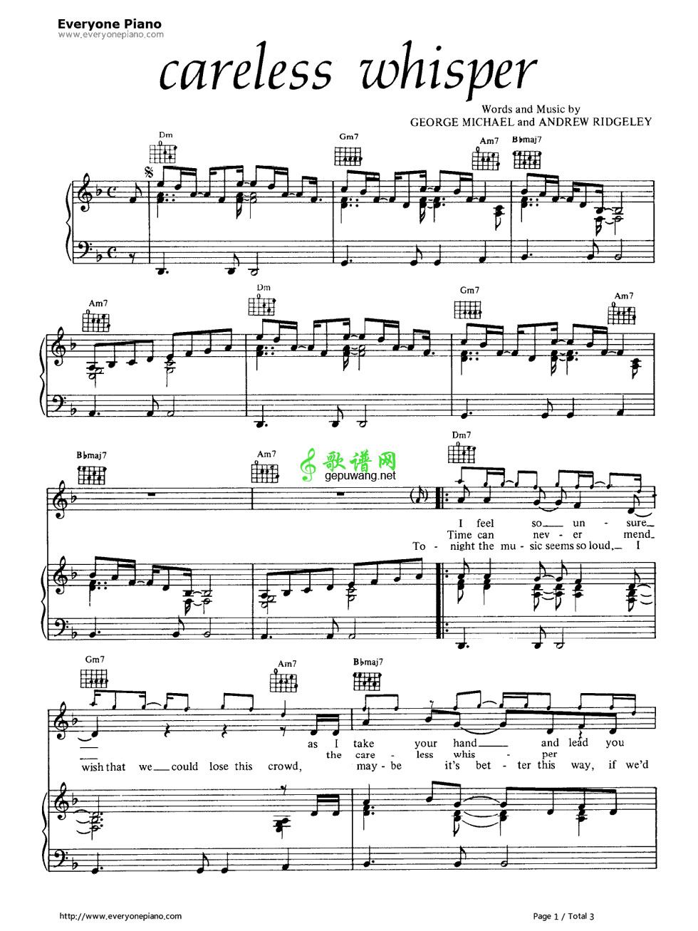 Careless Whisper  