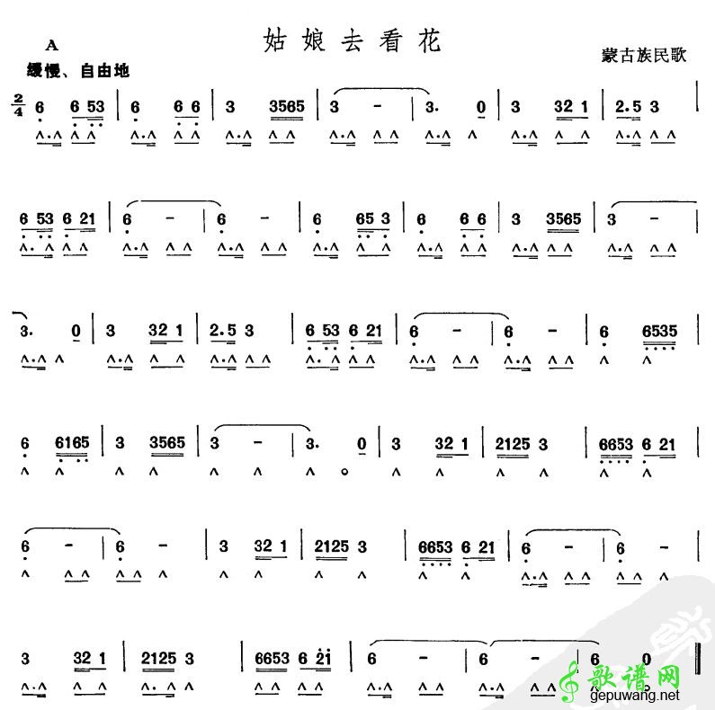 姑娘去看花