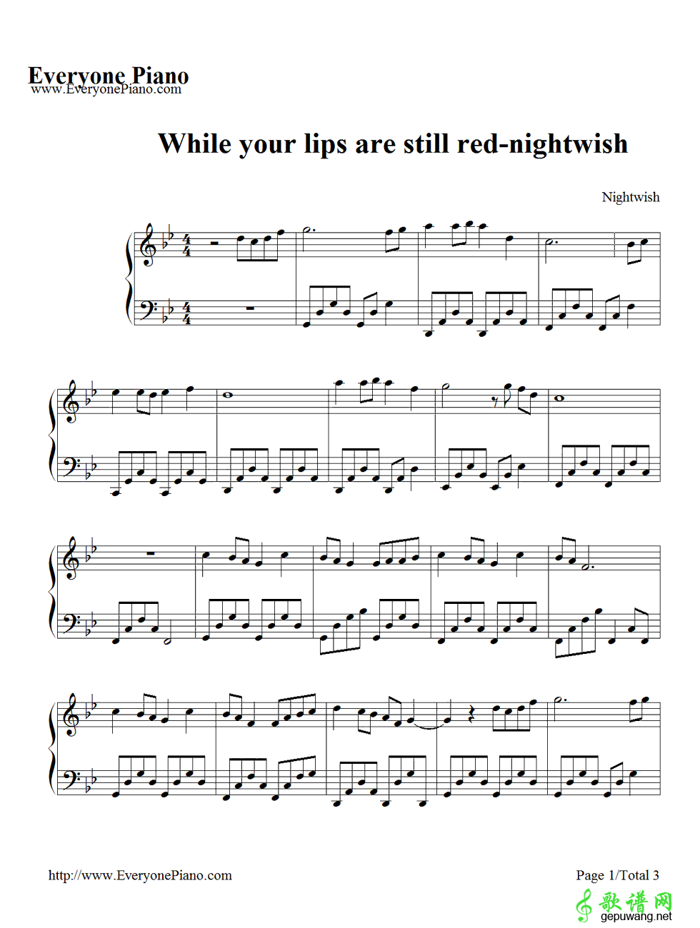 While Your Lips Are Still Red  